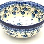 Polish Pottery Bowl – Salad – Clover Field