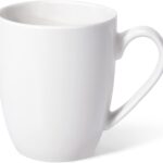 Urbanstrive 16 oz Large Coffee Mug with Handle Tea Cup Novelty Coffee Cup Idea Gift for Men Women Office Work, White (White)