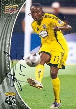 Emmanuel Ekpo autographed Soccer trading Card (MLS Soccer) 2010 Upper Deck #36 – Autographed Soccer Cards