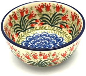 Polish Pottery Bowl – Ice Cream/Dessert – Crimson Bells