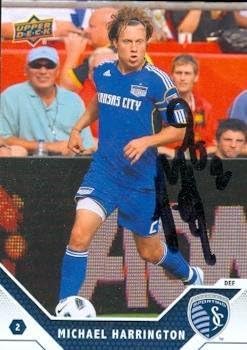 Michael Harrington autographed Soccer Card (MLS Soccer) 2011 Upper Deck #78 – Autographed Soccer Cards