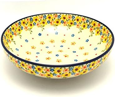 Polish Pottery Bowl – Contemporary – Medium (9″) – Buttercup