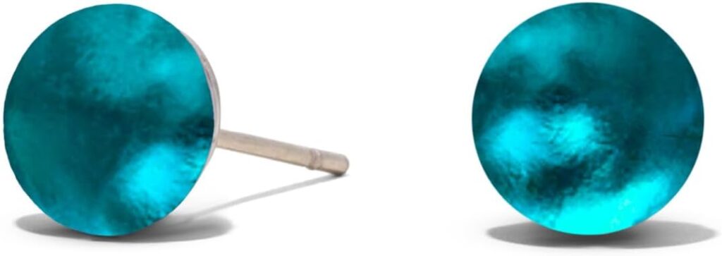 Bottled Up Designs Handmade Simple Post Earrings, Recycled Antique Glass and Bottles, Eco Friendly, Made in USA, Birthday Gifts, Mothers Day, Women, Anniversary