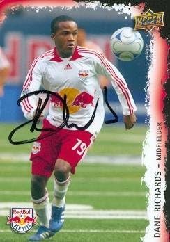 Dane Richards autographed Soccer trading Card (MLS Soccer) 2009 Upper Deck #52 – Autographed Soccer Cards
