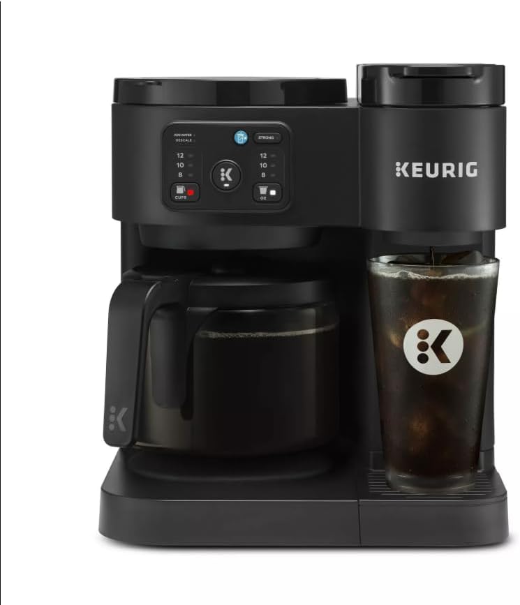Keurig K-Duo Essentials Hot & Iced Single Serve K-Cup Pod & Carafe Coffee Maker, Gen 2