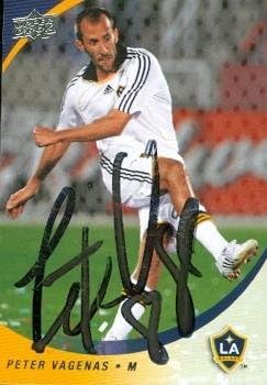 Peter Vagenas autographed Soccer trading Card (MLS Soccer) 2008 Upper Deck #199 – Autographed Soccer Cards