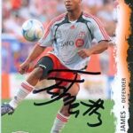Julius James autographed Soccer trading Card (MLS Soccer) – Autographed Soccer Cards