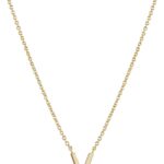 Initial Necklaces for Women, 14k Gold Plated Dainty Gold Letter Necklace Tiny Initial Pendant Necklace Cute Letter Name Choker Necklaces for Women Simple Gold Jewelry for Women Gifts