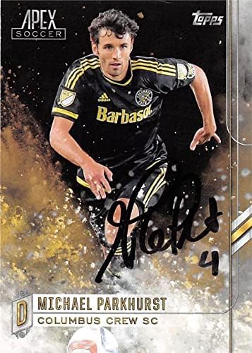 Michael Parkhurst autographed trading card (Columbus Crew SC Soccer MLS) 2014 Topps #27 – Autographed Soccer Cards
