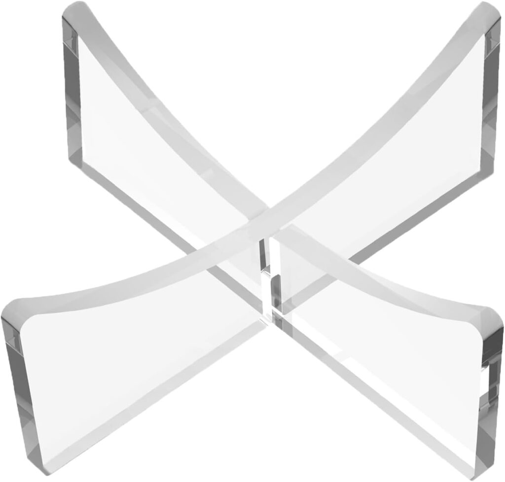 Ball Stand 4-Pack, Acrylic Display Stand for Football Basketball Soccer Volleyball Rugby, Ball Display Holder for Storage and Displaying