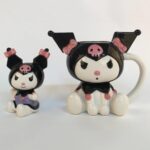 Kuromi Figural Mug and Figurine Gift Set of 2, 7.25″ L x 3.75″ W x 5.5″ H Created by Blue Sky Clayworks