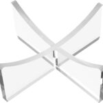 Basketball Stand, 3-Pack Acrylic Ball Stand for Display, Clear Storage Holder for Football Basketball Soccer Volleyball Rugby