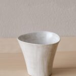 WENSHUO Pearl White – Ceramic Handwarmer Cup,Without Handle,Handcrafted Japanese Arita-yaki Coffee cup,6 fl oz (180 ml),1 pack