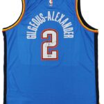 Shai Gilgeous-Alexander Autographed/Signed Oklahoma City Blue Basketball Jersey