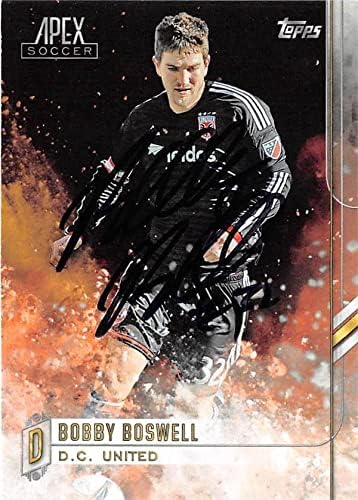 Topps Bobby Boswell Autographed Trading Card (Dc United Usa Mls Soccer) 2015 Apex #57 – Autographed Soccer Cards