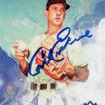 Autograph Warehouse 570464 Brooklyn Dodgers SC Carl Erskine Autographed Baseball Card – 2018 Panini Diamond Kings No.36