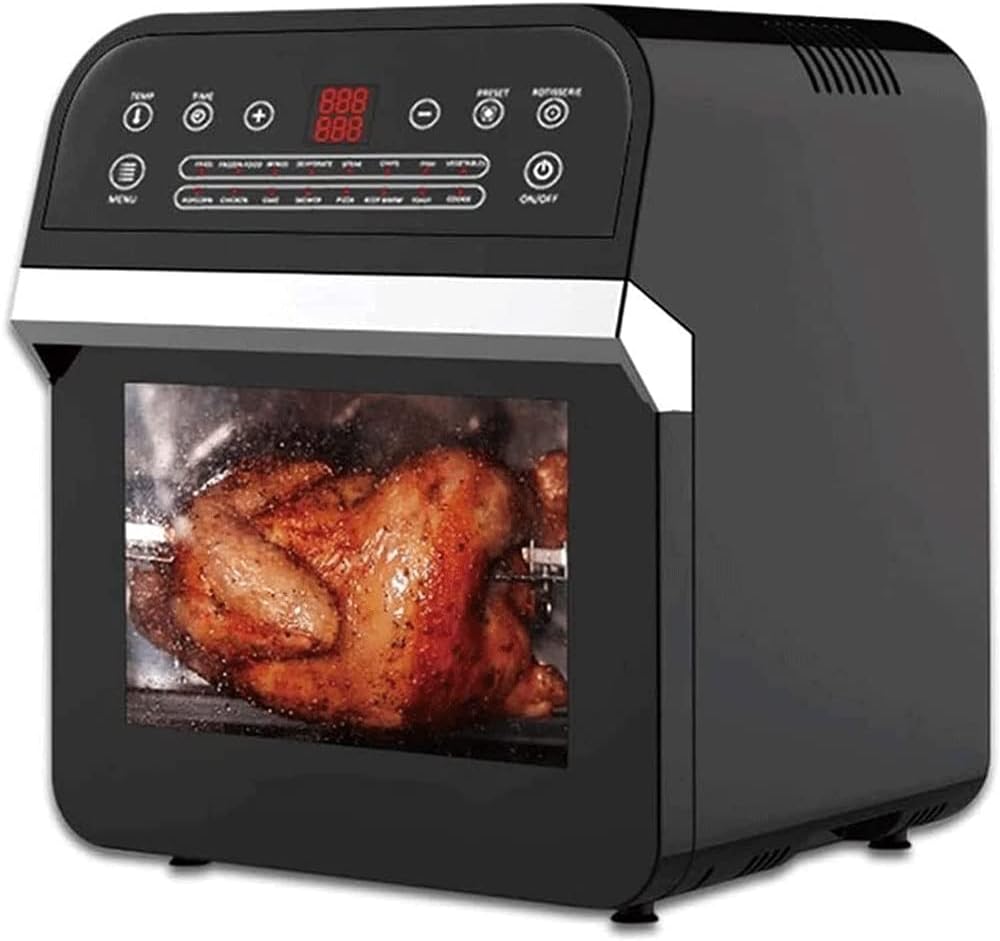 Air Fryer, 12 QT Air Fryer Oven Oil-free, Stainless Air Fryer 8 Presets LED Touch Digital Screen, Shake Reminder Vegetable Fryer