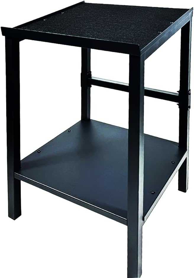 Black Heavy Duty Adjustable Dumbbell Stand & Kettlebell Stand – Adjustable Dumbbell Weight Rack, Weight Stand for Dumbbells, Weight Rack for Home Gym with Non-Slip Base, Anti-Tip Safety & Space-Saving Design