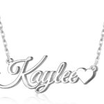 Custom Name Necklace Personalized Sterling Silver Necklaces for Women Customized Name Necklaces Pendant Jewelry Gifts for Women