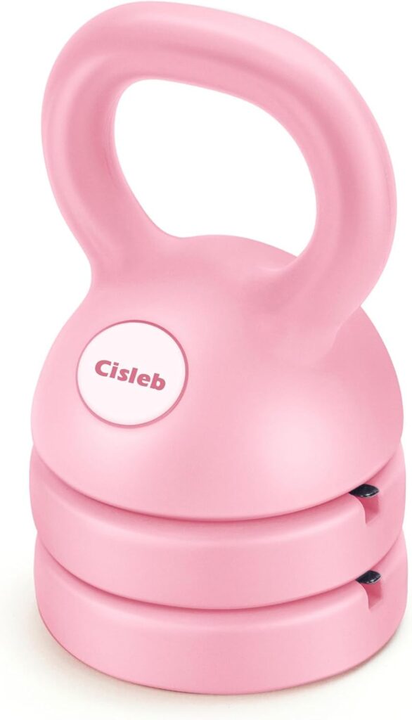 Adjustable Kettlebell Weight Set: 3-in-1 Kettlebells (5lbs 8lbs 12lbs) for Home Gym Full-Body Workout Strength Training Weight Loss | Good for Beginners