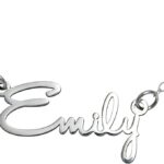 AJ’s Collection Name Necklace Personalized Sterling Silver Custom Name Necklace