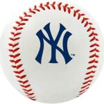 Rawlings MLB New York Yankees Team Logo Baseball, White, 1