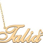 RONKAHSHOW Custom Pendant Name Necklace Customized Personalized with Heart Necklace Best Gift for Women New Year Birthday Mother’s day Christmas wedding Party