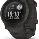Garmin Instinct 2, Rugged Outdoor Watch with GPS, Built for All Elements, Multi-GNSS Support, Tracback Routing and More, Graphite – 010-02626-10
