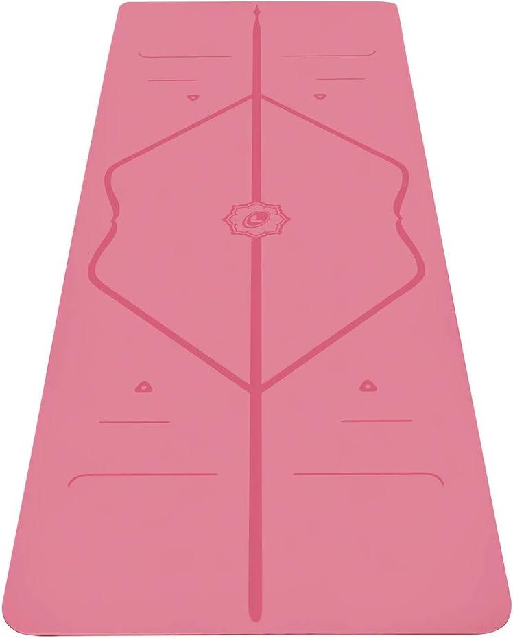 Liforme Travel Yoga mat – Patented Alignment System, Warrior-Like Grip, Non-Slip, Eco-Friendly, Ultra-Lightweight and Sweat Resistant, Made with Natural Rubber