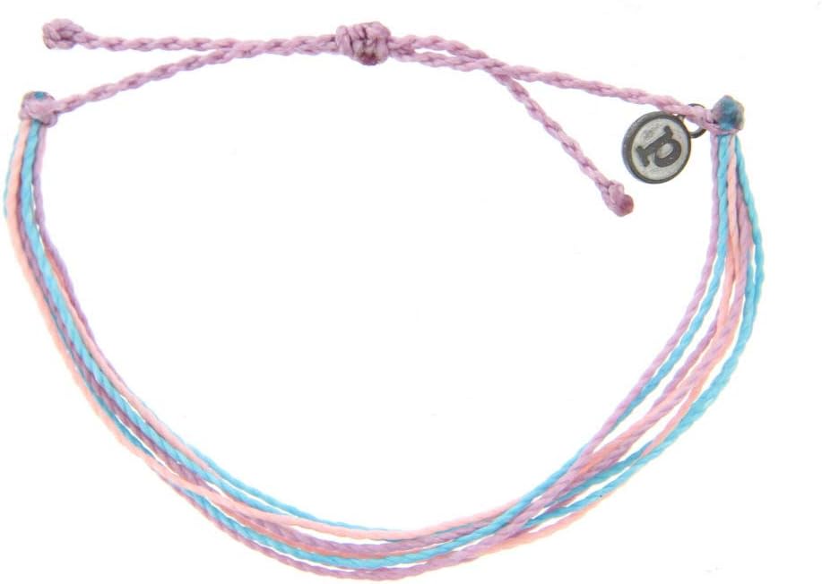 Pura Vida Jewelry Bracelets – 100% Waterproof and Handmade w/Coated Charm, Adjustable Band