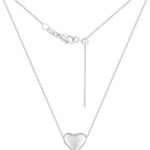 Dainty Initial Necklaces for Women | Heart Pendant Gifts for Women | Adjustable Size