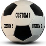 Customized Soccer Ball with Name or Text – Sizes 3, 4 or 5 – Classic Style Personalized Soccer Gifts for Son, Daughter, Boy or Girl