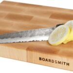 The Boardsmith Maple Sidekick End Grain Cutting Board – Maple Wood Cutting Board for Kitchen – Kitchen Cutting Board – Wooden Cutting Board
