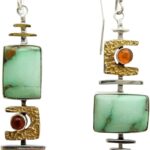 KaFu Handmade Boho Earrings Vintage Gold Lightweight Drop Dangle Statement Jewelry gifts for Women Girls