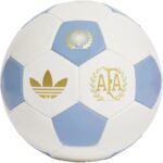 adidas Argentina 50 Years Soccer Ball – Commemorative Edition Size 5 Soccer Ball Hand-Stitched with Special Heritage-Inspired Badge, Inflation Required