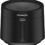 PowerXL LUMINEX 5.3 QT Radiant Light Air Fryer, Heats to 400°F in 2.4 Seconds, Auto Shut-off, 12 Quick-Touch Presets, Glass Skylight Window