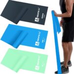 Resistance Bands,Professional Long Non-Latex Elastic Stretch Bands,Exercise Bands for Physical Therapy, Yoga, Pilates, Rehab, at-Home or The Gym Workouts, Strength Training