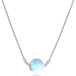 Healing Crystal Necklace for Women – Natural Stone Beaded Handmade Gemstone Jewelry – Protection Crystals Birthstone Necklace