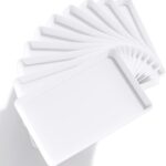 Lifewit Plastic Serving Tray for Party Supplies, 15″ x 10″ White Trays for Serving Food, Reusable Large Platter for Buffet, Fruit, Dessert, Snack, Veggie, Kitchen and Outdoor Use, Rectangle, 10 Pcs