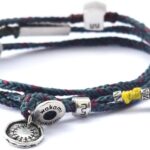 Wakami Handmade Bracelet | Fair Trade Men’s Jewelry, Boho Bracelets for Man | Trendy Braided Bracelet Stack | Waterproof