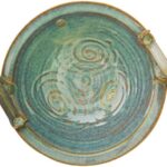 Birsppy Castle Arch Pottery Celtic Bowl Hand-Glazed With Ancient Celtic Symbol 10 Inches In Diameter, 4 Inches in Height 1000 ML