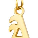 Letter Necklaces for Women Personalized Necklaces 18K Gold Plated Initial Pendant Old English Name Necklaces A-Z Bridesmaid Gift for Girls