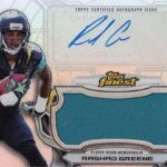 Rashad e autographed player worn jersey patch football card (Jacksonville Jaguars) 2015 Topps Finest Rookie Refractor #RJRRRG – Football Slabbed Autographed Rookie Cards
