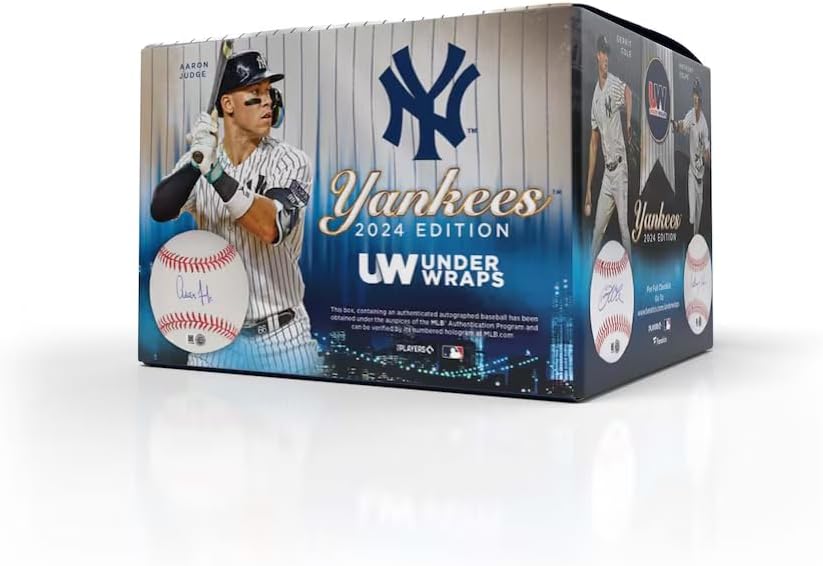 Under Wraps 2024 Edition New York Yankees Greats Autographed Single Baseball Box