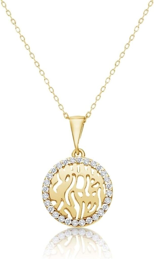Shema Israel Necklace in 925 Sterling Silver for Women and Girls