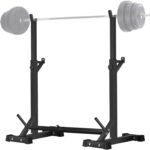 CANPA Adjustable Squat Rack Stand Multi-Function Barbell Rack Weight Lifting Gym Dumbbell Racks Home Gym Bench Press Rack Dumbbell Racks Stands 600Lbs