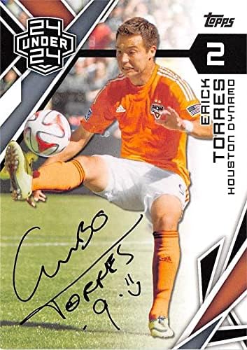 Erick Torres autographed trading card (Houston Dynamo MLS Soccer Mexico) 2015 Topps #155 – Autographed Soccer Cards