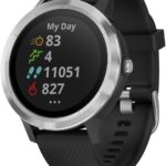 Garmin Vivoactive 3 GPS Smartwatch with Built-in Sports Apps – Black/Silver (Renewed)