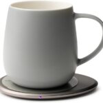 Ui 3 Self-Heating Mug Set – Soft Gray | 12 fl oz / 355 mL Ceramic Coffee & Tea Mug Set