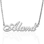 Custom Name Necklace Customized Personalized Plated Necklace for Mother Daughter Friendship Women Valentine’s Day Christmas Birthday New Year Party